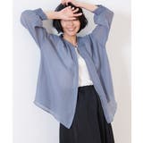 スモーキーブルー | トップス ブラウス レディース | Honeys