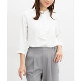 ホワイト | トップス ブラウス ボウタイブラウス | Honeys