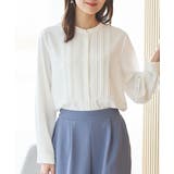 ホワイト | トップス ブラウス 長袖 | Honeys