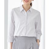 パープル×オフ | トップス スキッパーシャツ シャツ | Honeys