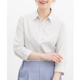 オフ×グレー | トップス スキッパーシャツ シャツ | Honeys