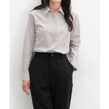 ライトグレージュ | トップス シャツ スキッパーシャツ | Honeys