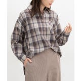 ベージュチェック | トップス シャツ ブラウス | Honeys