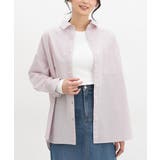 ピンクストライプ | トップス シャツ チュニックシャツ | Honeys