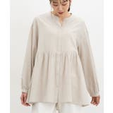 ベージュ | トップス ブラウス 長袖 | Honeys