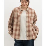 ベージュチェック | トップス シャツ ブラウス | Honeys