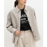 ベージュ×オフ | トップス シャツ ブラウス | Honeys