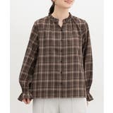 チャチェック | トップス ブラウス 長袖 | Honeys