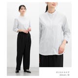 トップス シャツ マオカラーシャツ | Honeys | 詳細画像9 