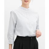 オフストライプ | トップス シャツ マオカラーシャツ | Honeys