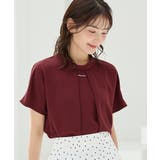 ボルドー | トップス ブラウス 半袖 | Honeys