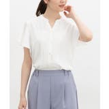 トップス ブラウス 半袖 | Honeys | 詳細画像4 