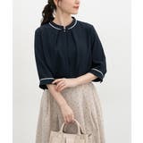 ネイビー | トップス ブラウス 大きいサイズ | Honeys