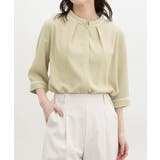 イエローグリーン | トップス ブラウス 大きいサイズ | Honeys