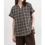 チャチェック | トップス ブラウス 半袖 | Honeys