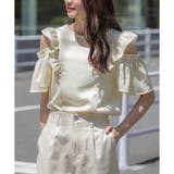 オフ×イエロー | トップス ブラウス 半袖 | Honeys