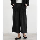 ブラック | ボトムス パンツ ガウチョパンツ | Honeys