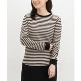 ベージュ×クロ | トップス Tシャツ ロンＴ | Honeys