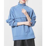 サックス | トップス スウェット 長袖 | Honeys