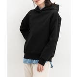 ブラック | トップス スウェット 長袖 | Honeys