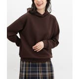 ダークブラウン | トップス スウェット 長袖 | Honeys