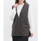 チャコール | トップス カットソー ノースリーブ | Honeys