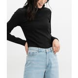 ブラック | トップス カットソー 長袖 | Honeys