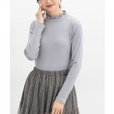 ブルーグレー | トップス カットソー 長袖 | Honeys