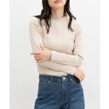 ベージュ | トップス カットソー 長袖 | Honeys