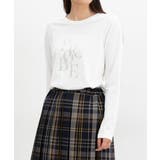 オフ×ゴールド | トップス カットソー 長袖 | Honeys