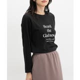 ブラック | トップス カットソー 長袖 | Honeys