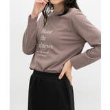 モカ | トップス カットソー 長袖 | Honeys