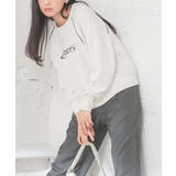 ホワイト | トップス スウェット 長袖 | Honeys