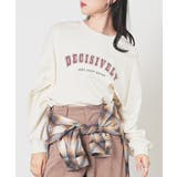 アイボリー | トップス スウェット 長袖 | Honeys