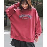 レッド | トップス スウェット 長袖 | Honeys