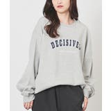 杢グレー | トップス スウェット 長袖 | Honeys