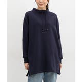 ネイビー | トップス カットソー 長袖 | Honeys