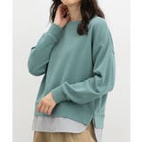 ダークミント | トップス スウェット 長袖 | Honeys