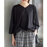 ブラック | トップス カットソー チュニック | Honeys