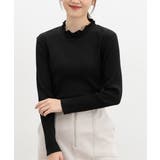 ブラック | トップス カットソー 長袖 | Honeys