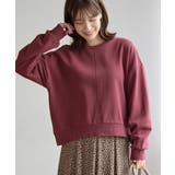 ワインレッド | トップス スウェット 長袖 | Honeys