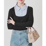 ブラック | トップス カットソー 長袖 | Honeys