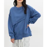 ブルー | トップス スウェット 長袖 | Honeys