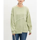 ライム | トップス スウェット 長袖 | Honeys