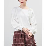 アイボリー | トップス スウェット 長袖 | Honeys