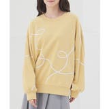 イエロー | トップス スウェット 長袖 | Honeys