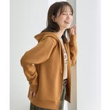 キャメル | トップス パーカー ジップパーカー | Honeys