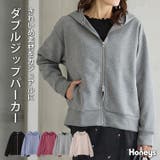 トップス パーカー ジップパーカー | Honeys | 詳細画像1