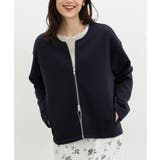 ネイビー | トップス スウェット 長袖 | Honeys