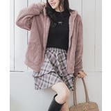 モカ | トップス パーカー ジップパーカー | Honeys